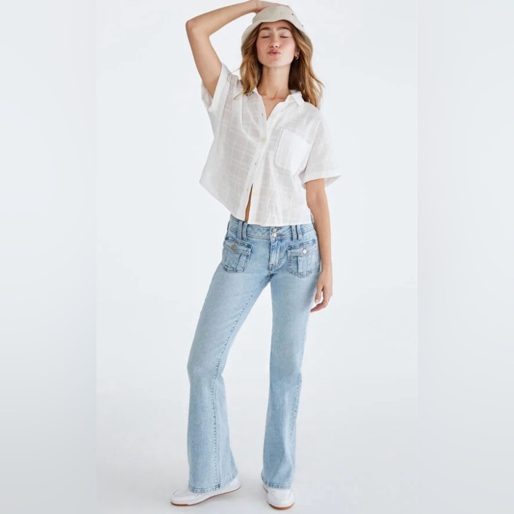 Aeropostale 🟣 GUC Size 12 Flare Low-Rise Jean